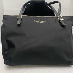 Kate Spade Watson Lane Maya Black Nylon Tote Bag